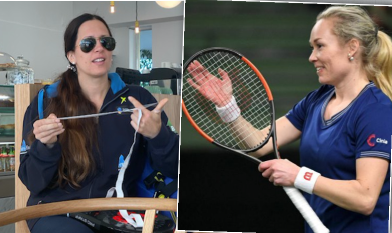 Finsk tennisstjärna - Sofias nya partner