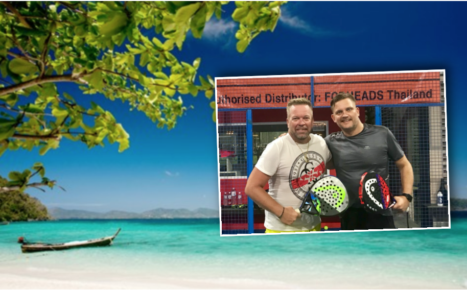 Svenskar öppnar första padelbanorna i Phuket