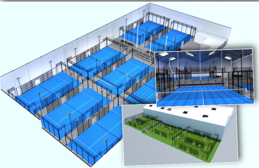 Helsingborgs nya padelpalats