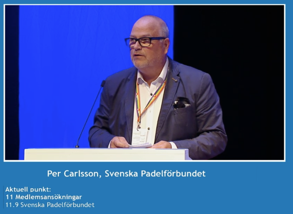 Padeln fick nej av RF - trots starkt stöd
