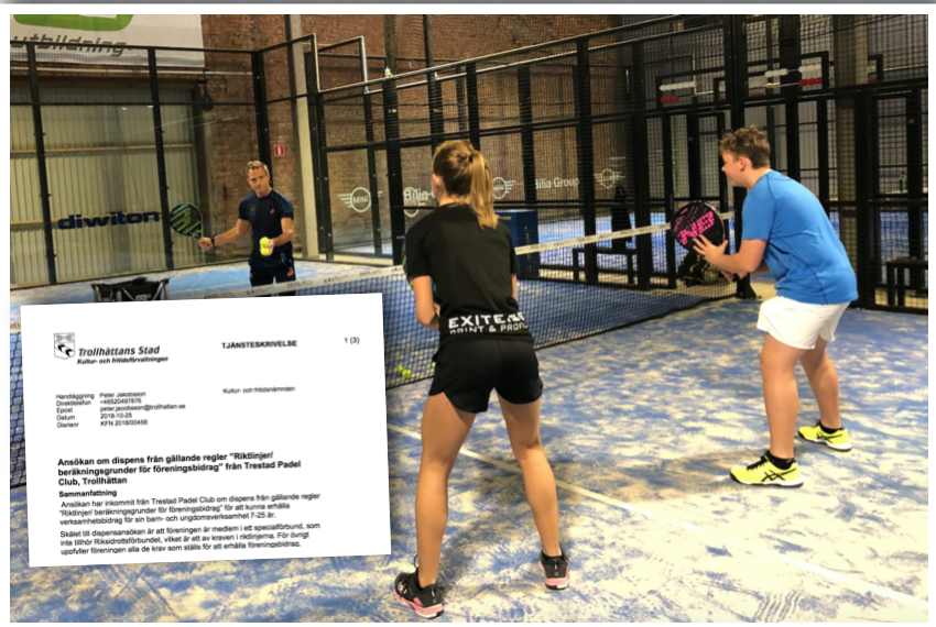 Unikt beslut ger padelklubb kommunalt stöd