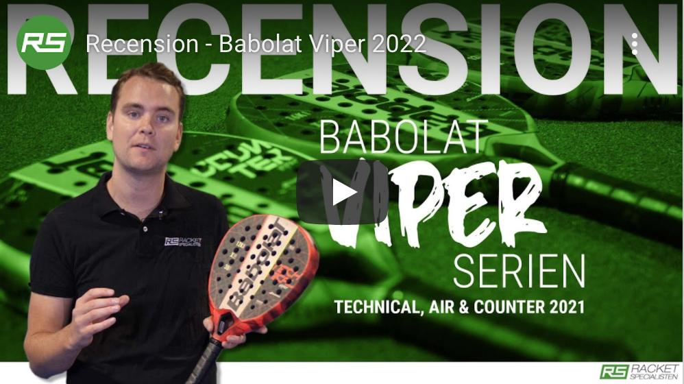 Racketspecialisten testar nya Viper-serien